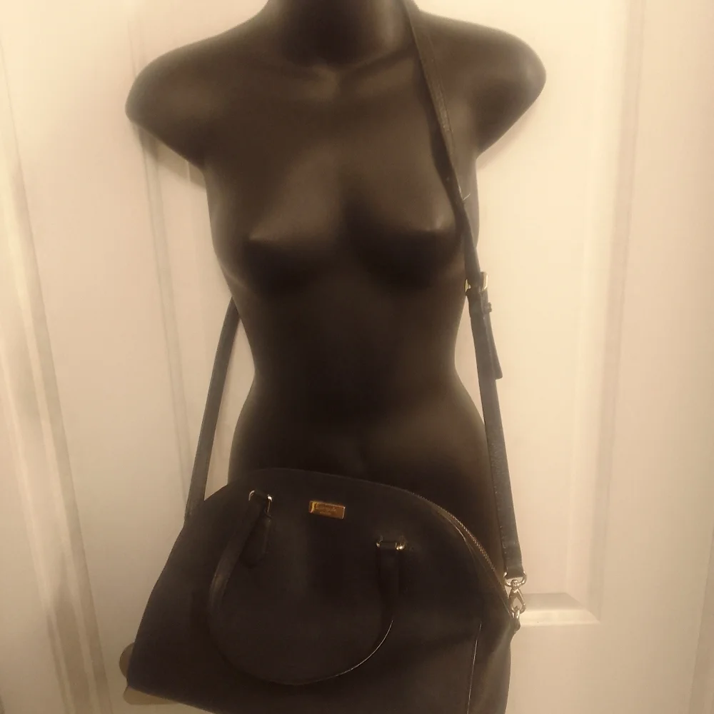 Kate Spade Black Leather Crossbody Bag - Picture 5 of 15